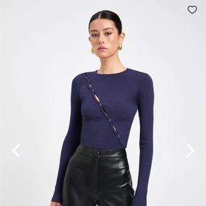 Kookai top 100% merino wool